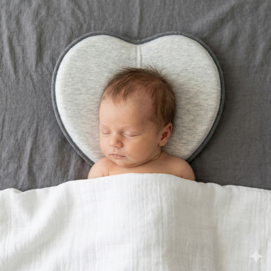 Baby Head Shaping Pillow, Flat Head Shaping Pillow & Newborn Support Cushion