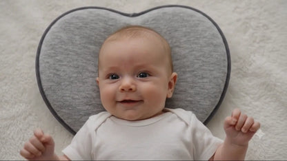 Memory Foam Baby Head Support Pillow for Car Seat, Stroller & Infant Carrier